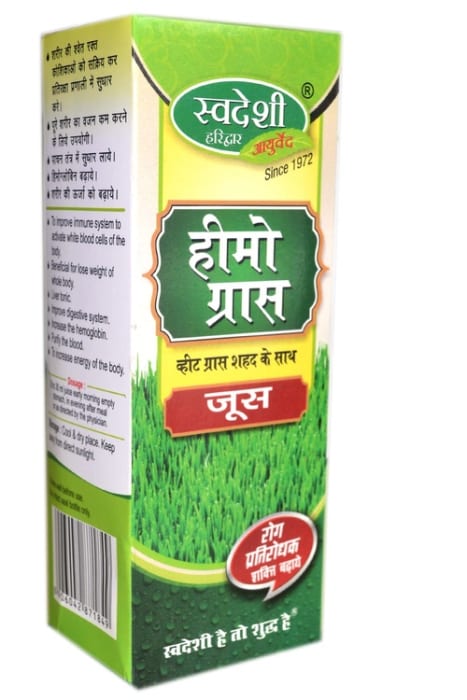 Swadeshi Hemograss Juice bottle of 500 ml Liquid